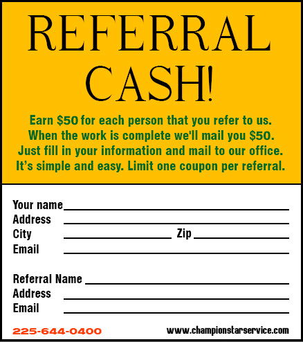 Referral online special Baton Rouge electrical service discount